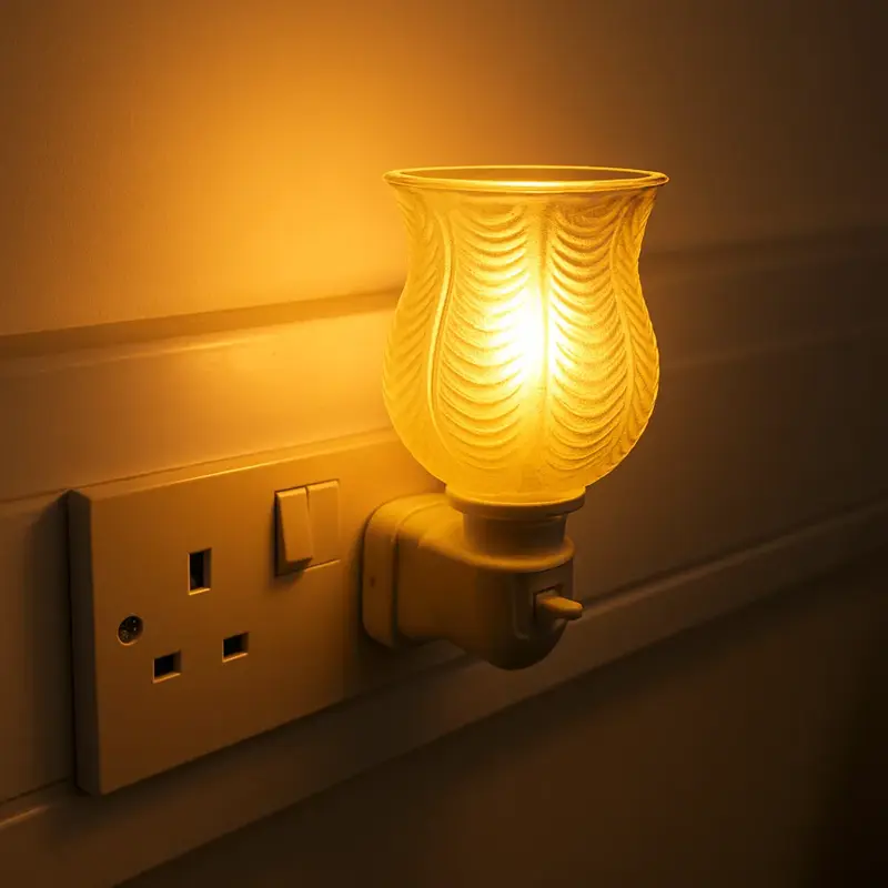 12264-800x800 Wax Warmer Ribbed Glass Plug-in Clear