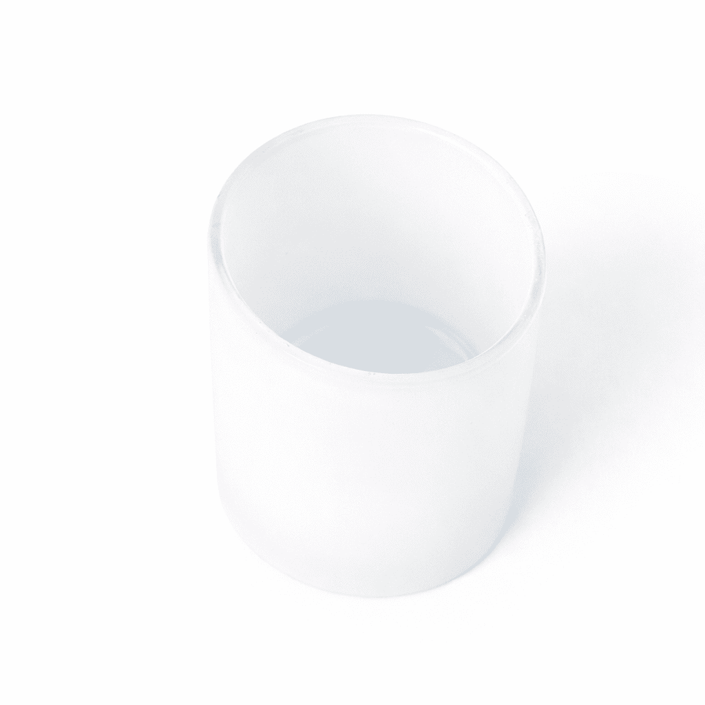 20cl Matte White Glass 2