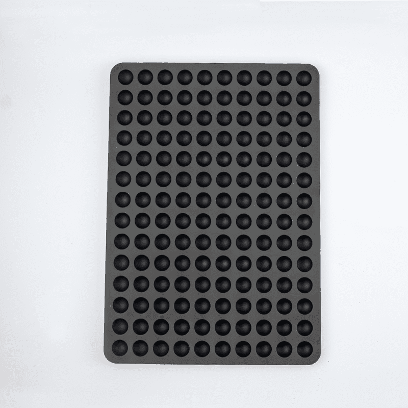 Tray Mould 140 Medium Semicircles (2cm) - Black
