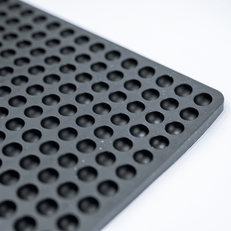 11287 Tray Mould 468 Small Semicircles (1.2cm) - Black