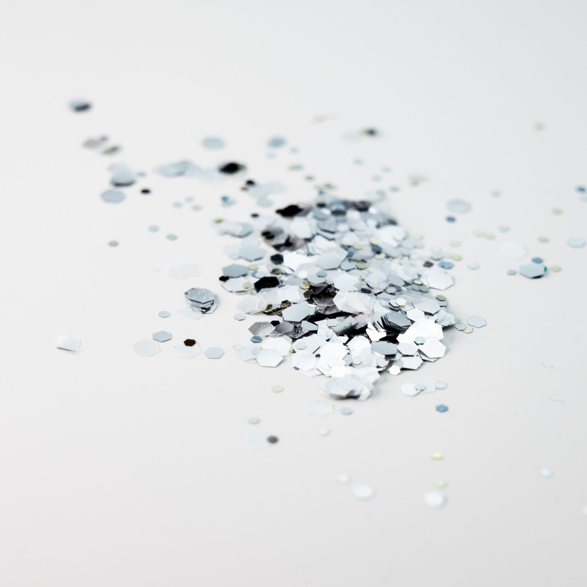 Chunky Silver Glitter