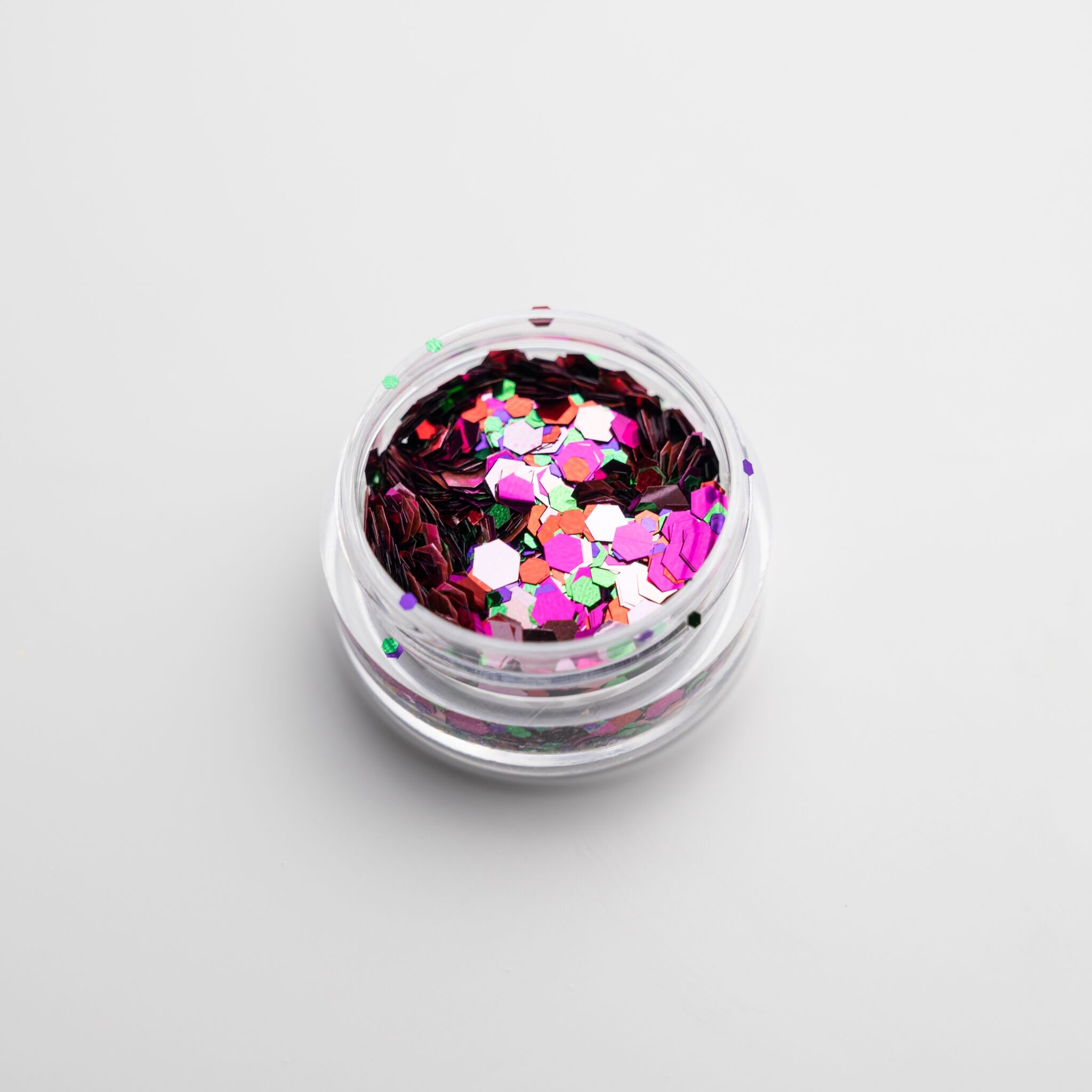 2412 Chunky Mixed Pink Glitter