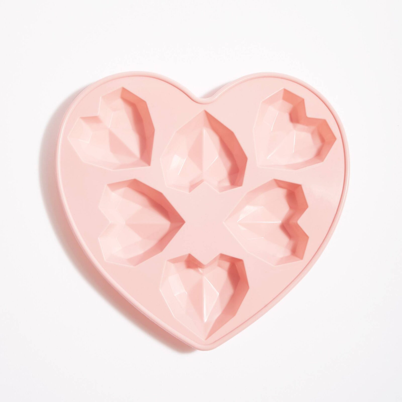 Silicone 6 Cavity Geo Heart Mould
