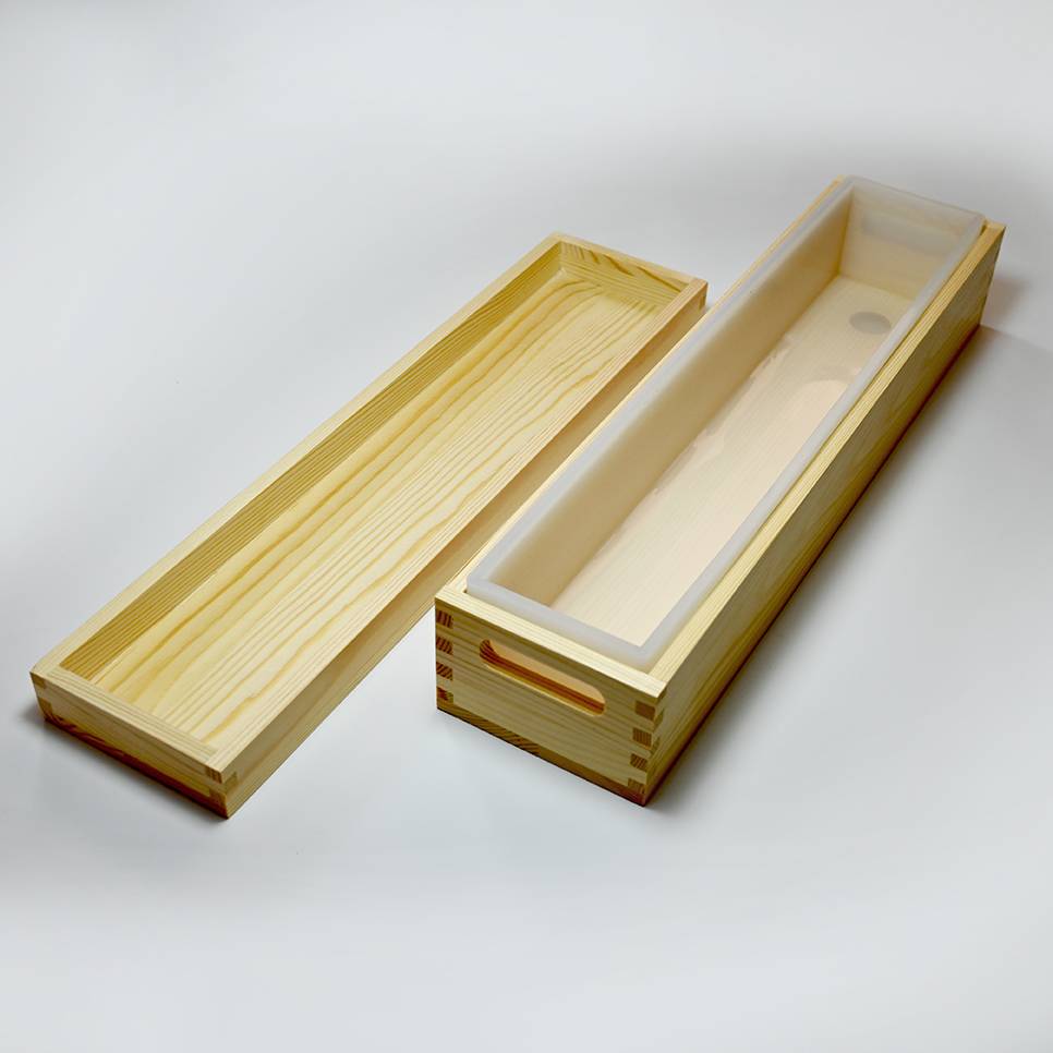 9358 Soap Mould with Silicone Lining, 2kg, Long