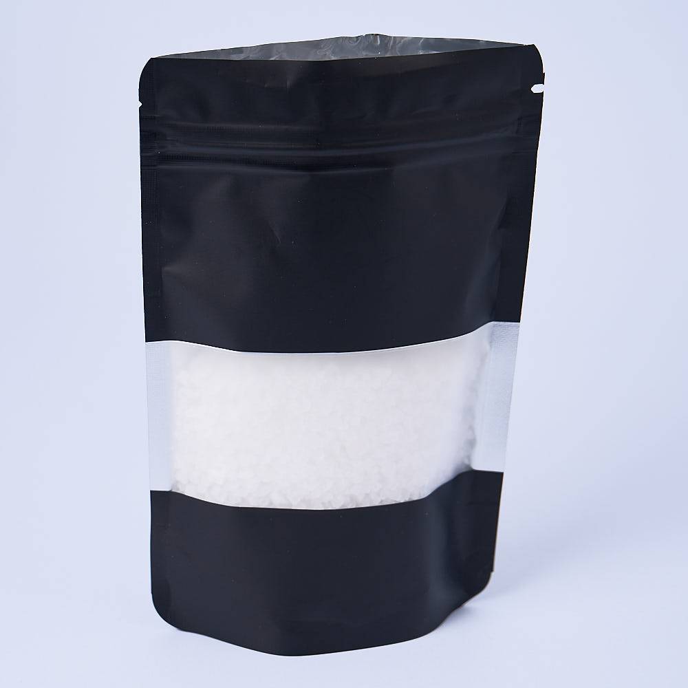 9940 Resealable PET Bag With Window, Large (Black) - Bag of 10