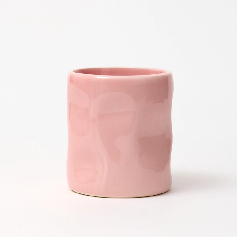 CERAMIC09_1_WEB Pink Ceramic Wave Jar