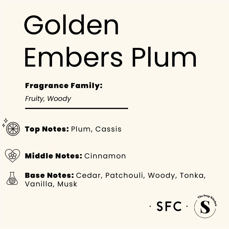 Golden Embers Plum Fragrance Oil Golden Embers & Plum Fragrance Oil
