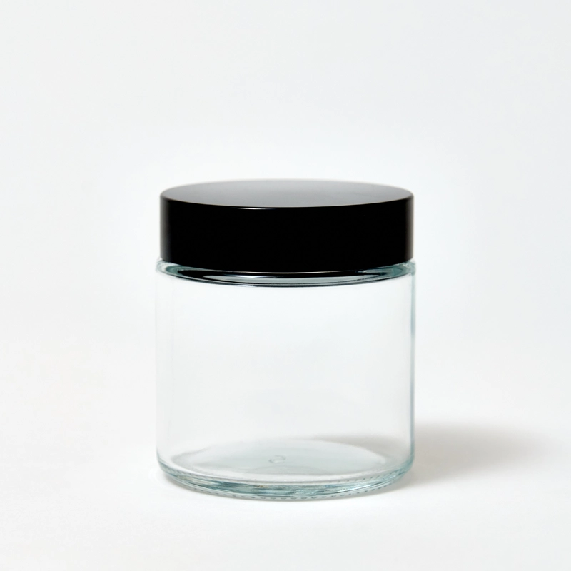 Clear Glass Jar With Lid