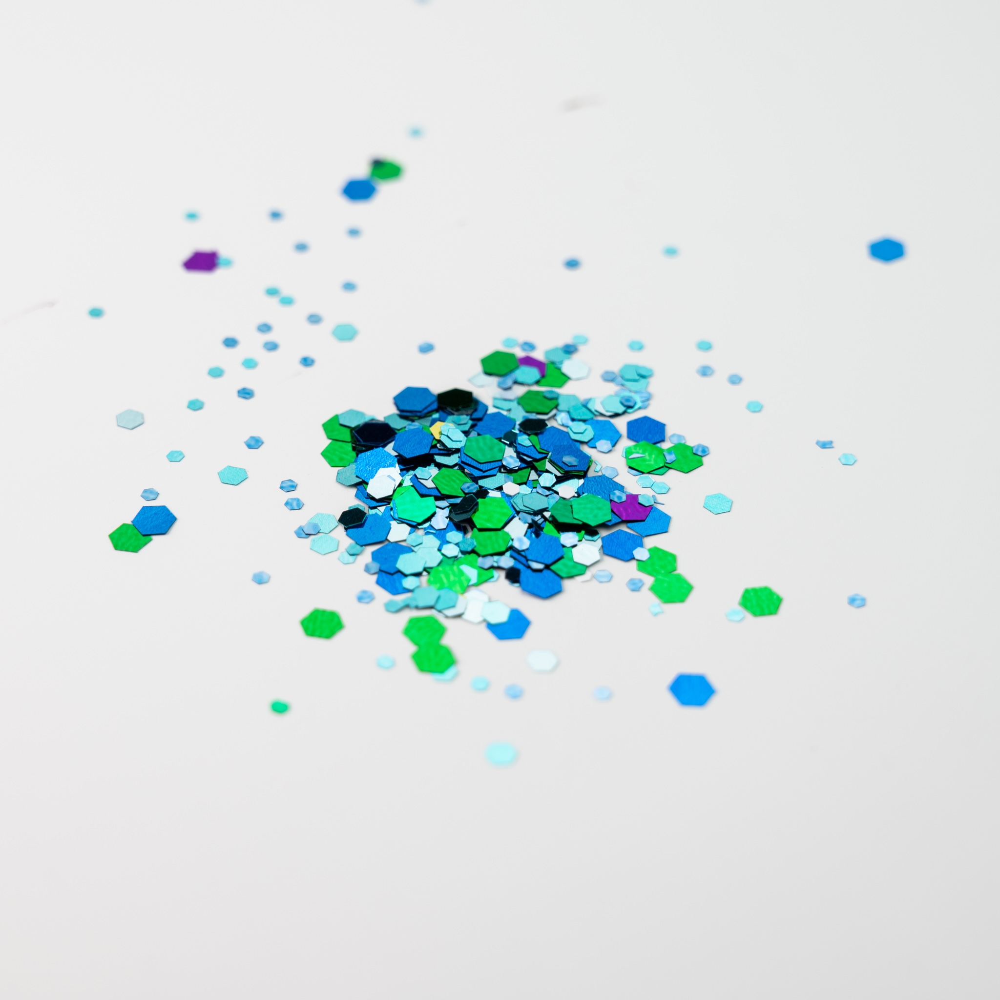2325 Chunky Blue Glitter
