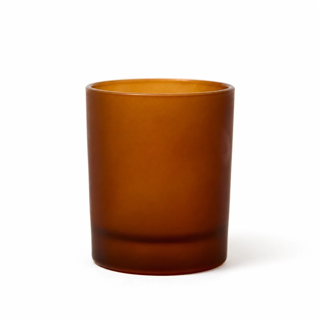 Karen 20cl Amber Frosted Candle Glass Karen 20cl Amber Frosted Candle Glass