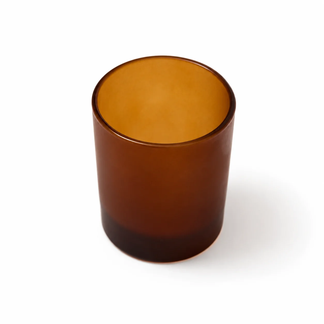 Karen 20cl Amber Frosted Candle Glass Karen 20cl Amber Frosted Candle Glass