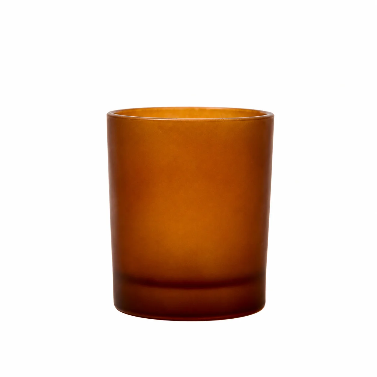 Karen 30cl Amber Frosted Candle Glass Karen 30cl Amber Frosted Candle Glass