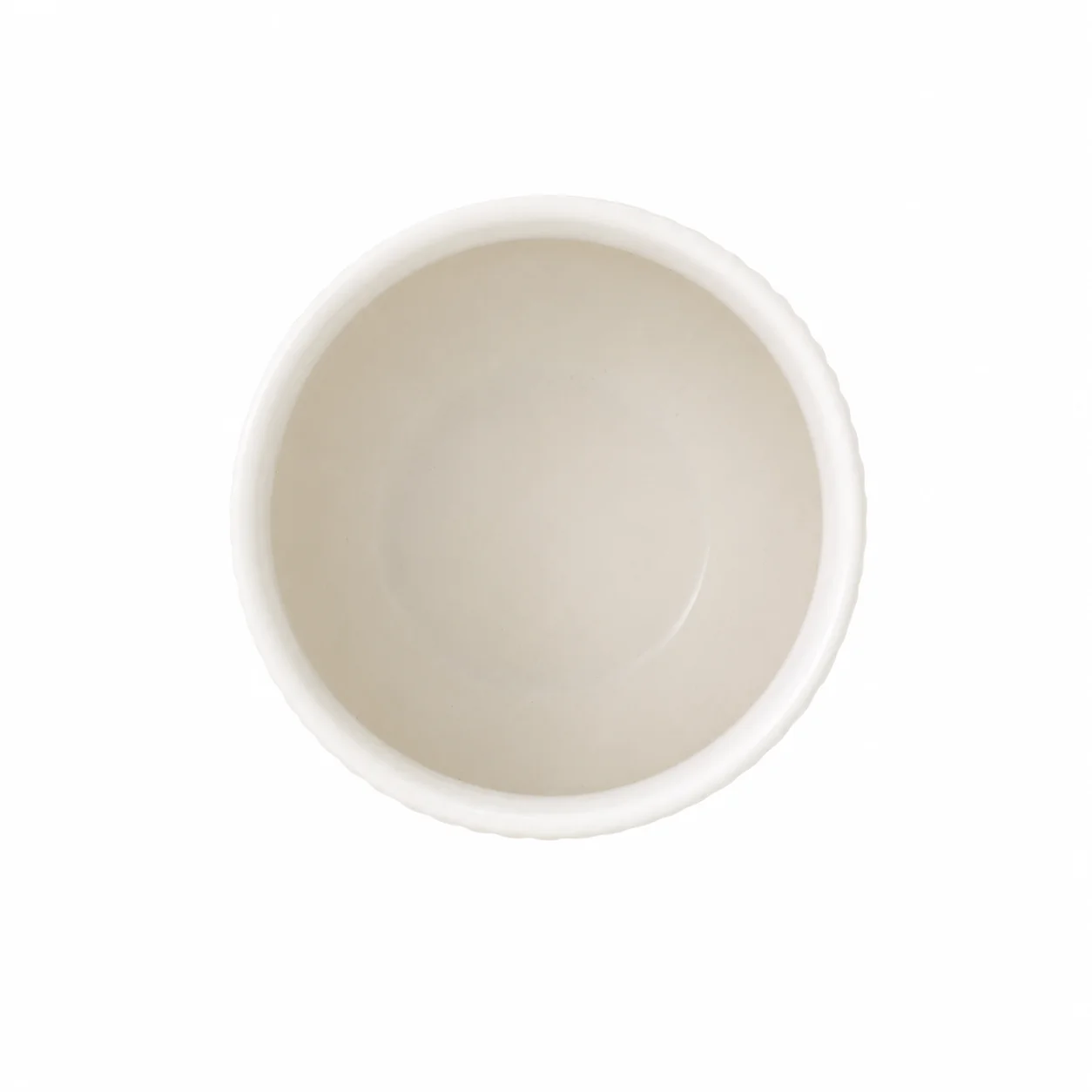 200ml White Ceramic Jar with Vertical Rib 200ml White Ceramic Jar with Vertical Rib
