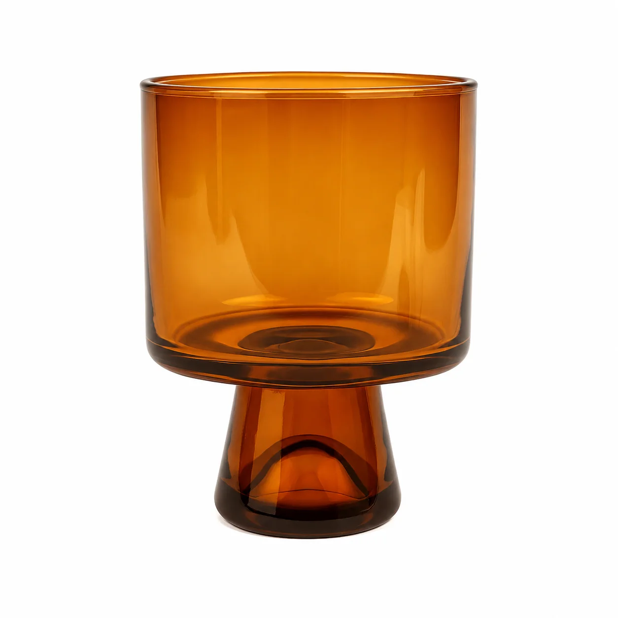 20cl Goblet Candle Glasses Amber 20cl Goblet Candle Glasses Amber