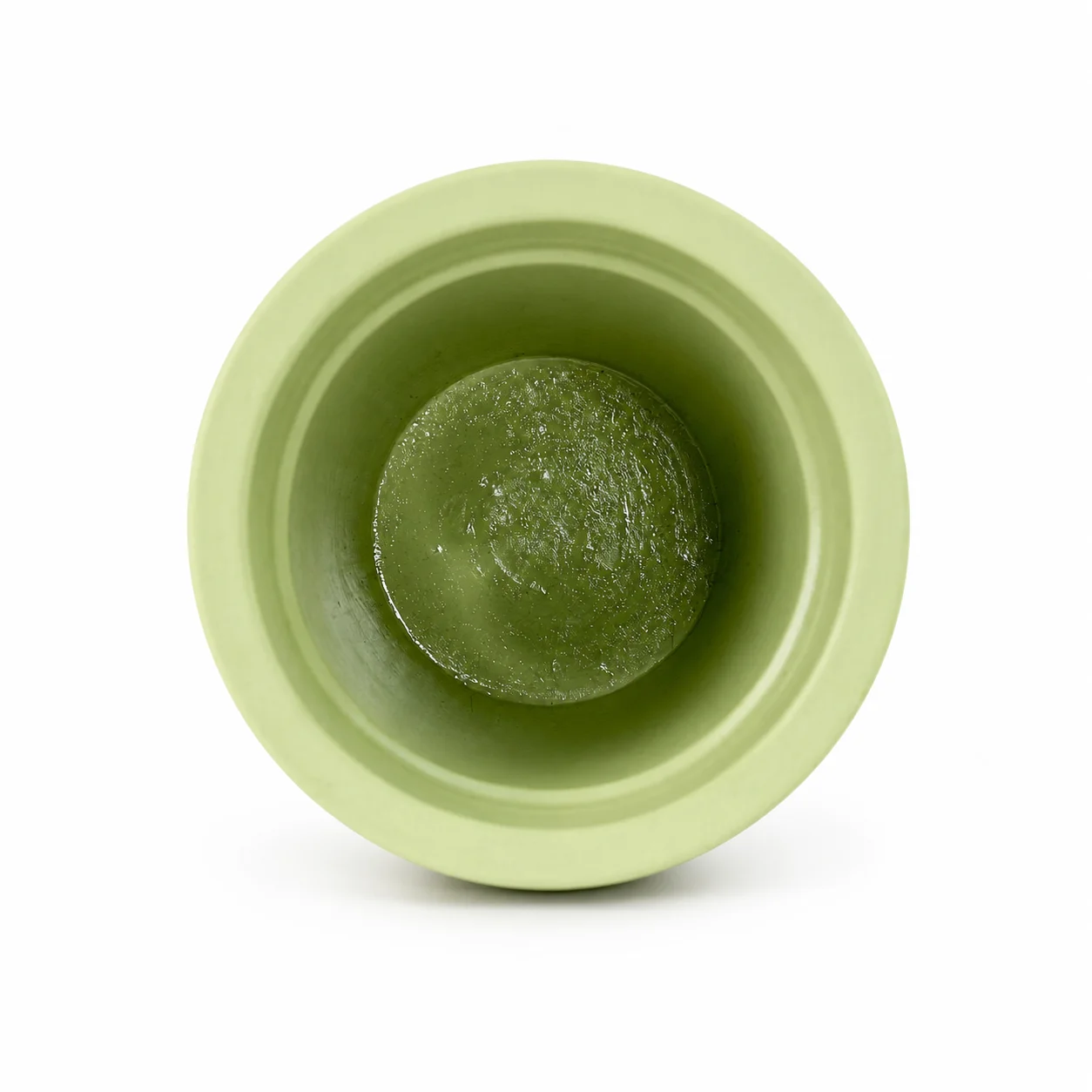 Green Concrete Lined Classic Pot Green Concrete Lined Classic Pot