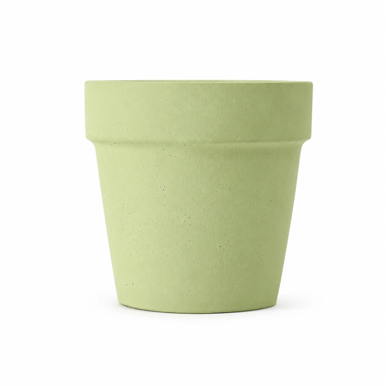 Green Concrete Lined Classic Pot Green Concrete Lined Classic Pot