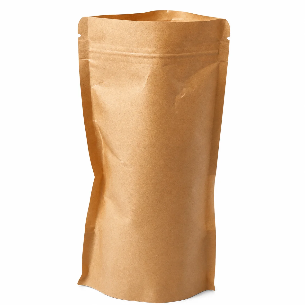 Resealable Kraft Bag With Window (Brown) Resealable Kraft Bag With Window (Brown)