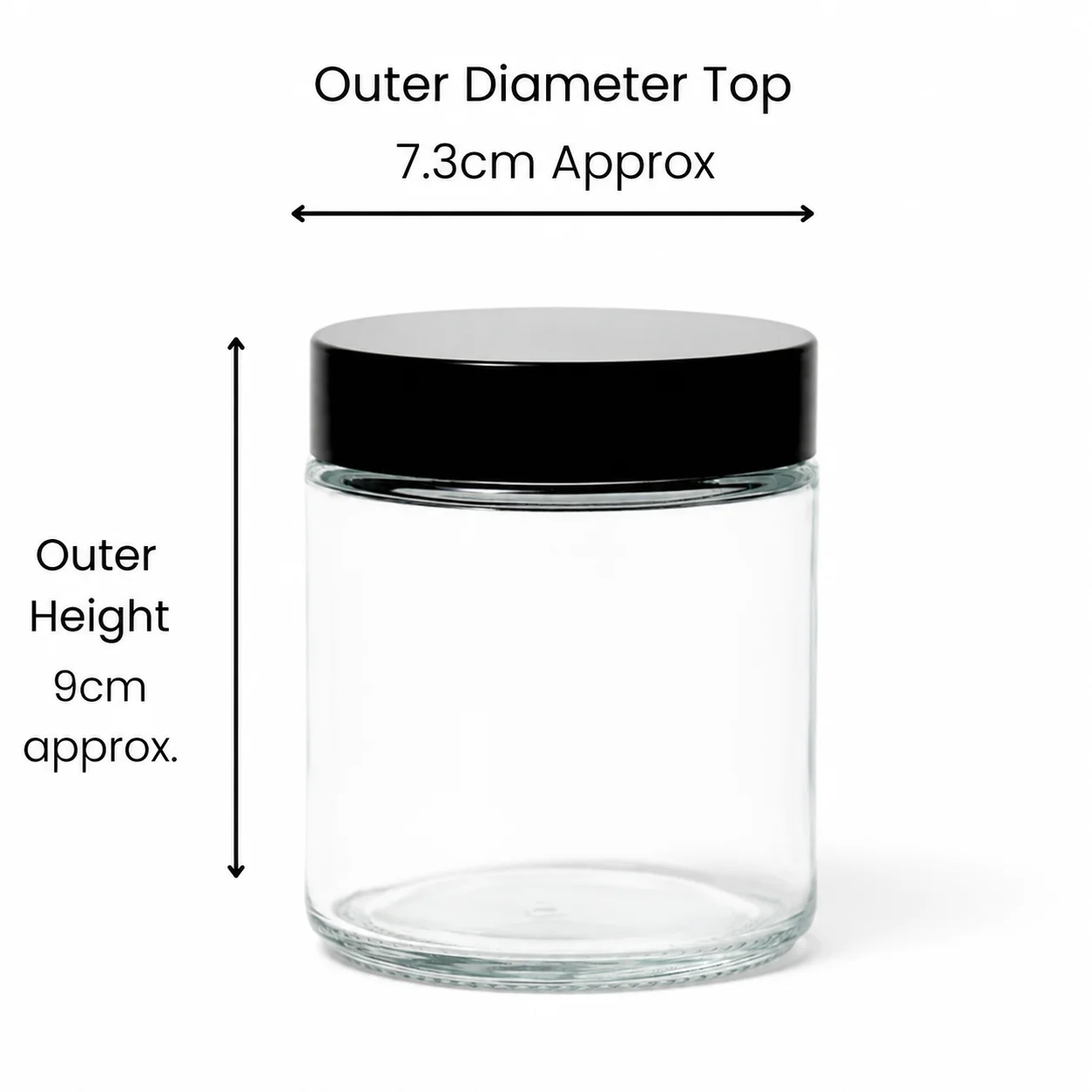 200ml Clear Glass Jar with Lid 200ml Clear Glass Jar with Lid