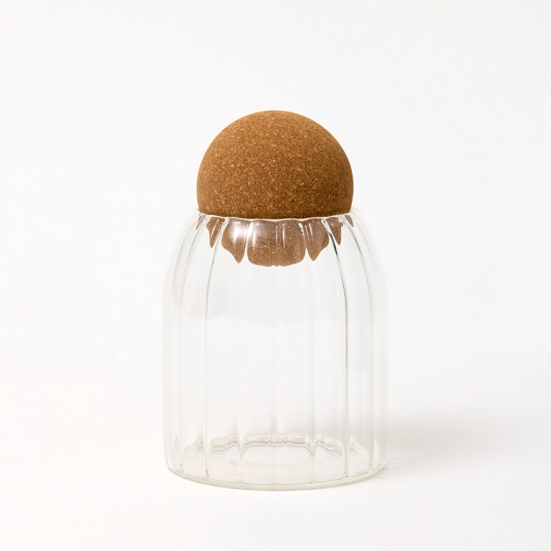 GLASS210_1_WEB Ribbed Cork Glass