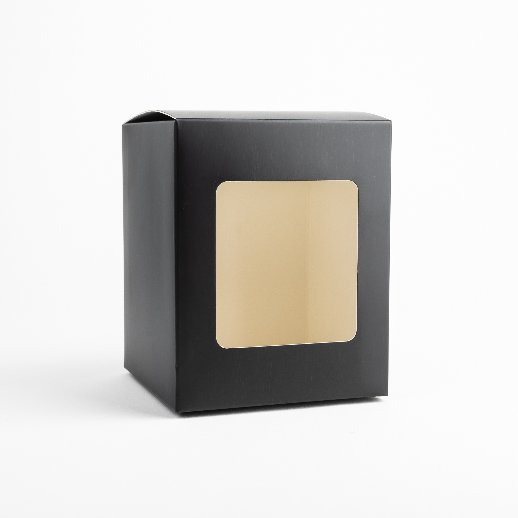 2785 30cl Black Candle Box With Window