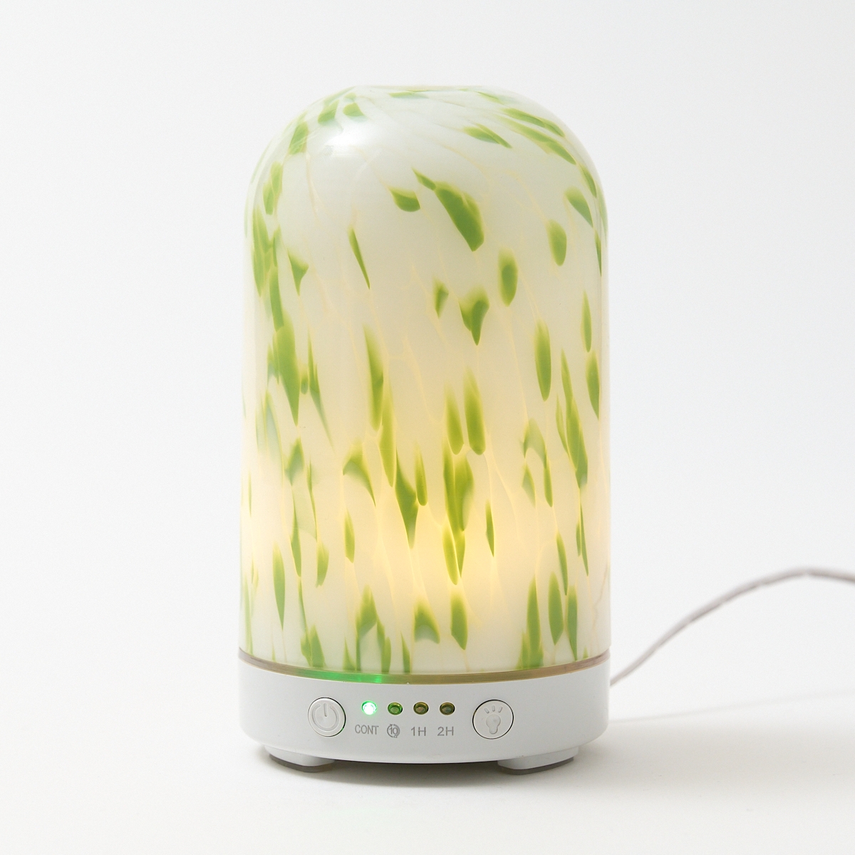 12443 Electric 100ml Green Tort Glass Diffuser