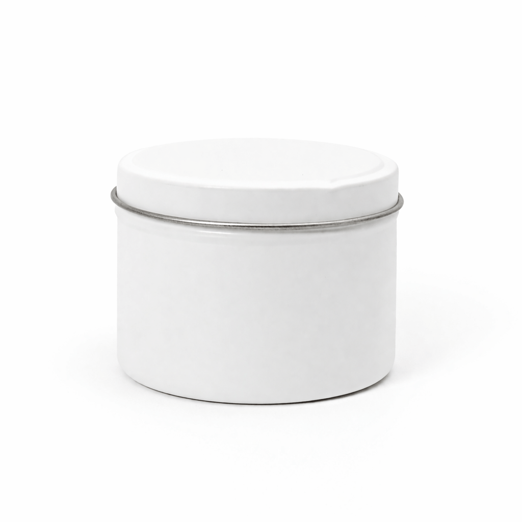 18cl White Candle Tins – Box of 12 18cl White Candle Tins – Box of 12