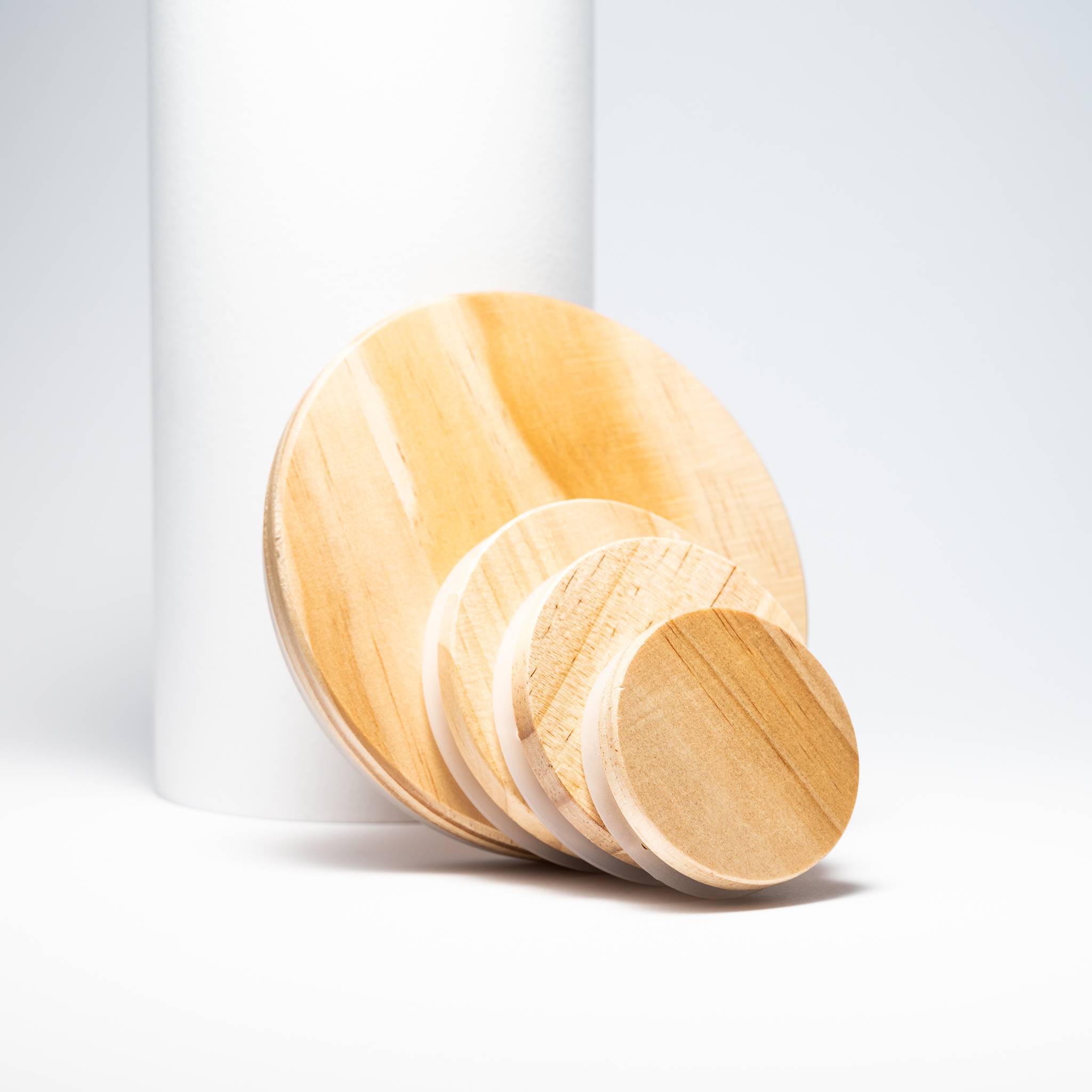 3936 Wooden Candle Lids