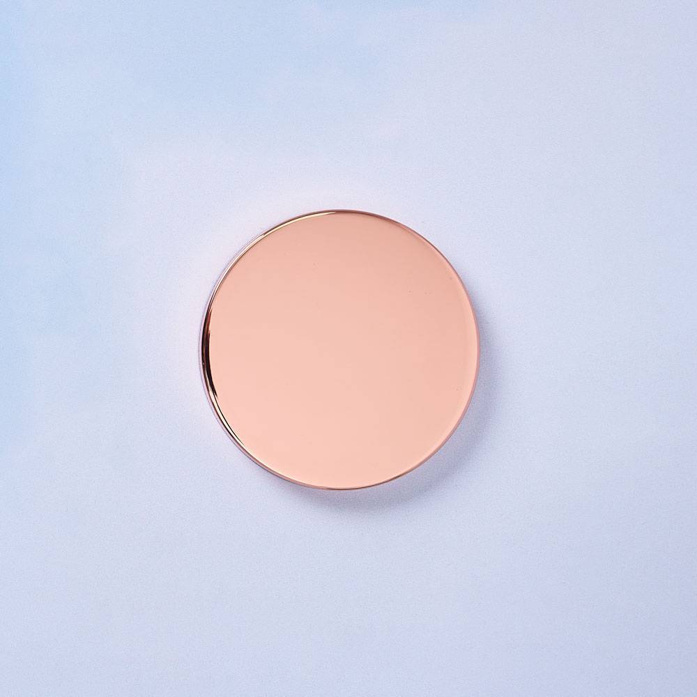 9436 20cl Steel Rose Gold Candle Lid - Box of 6