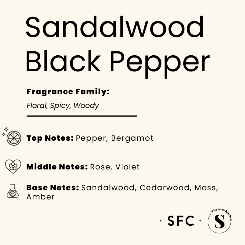 Sandalwood Black Pepper Fragrance Oil V2 Sandalwood & Black Pepper Fragrance Oil
