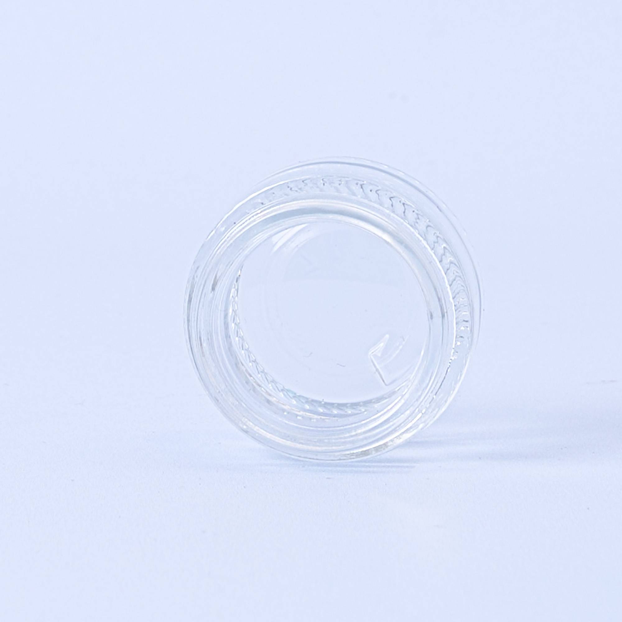 10016 15ml Clear Jar With Silver Lid - Box of 10