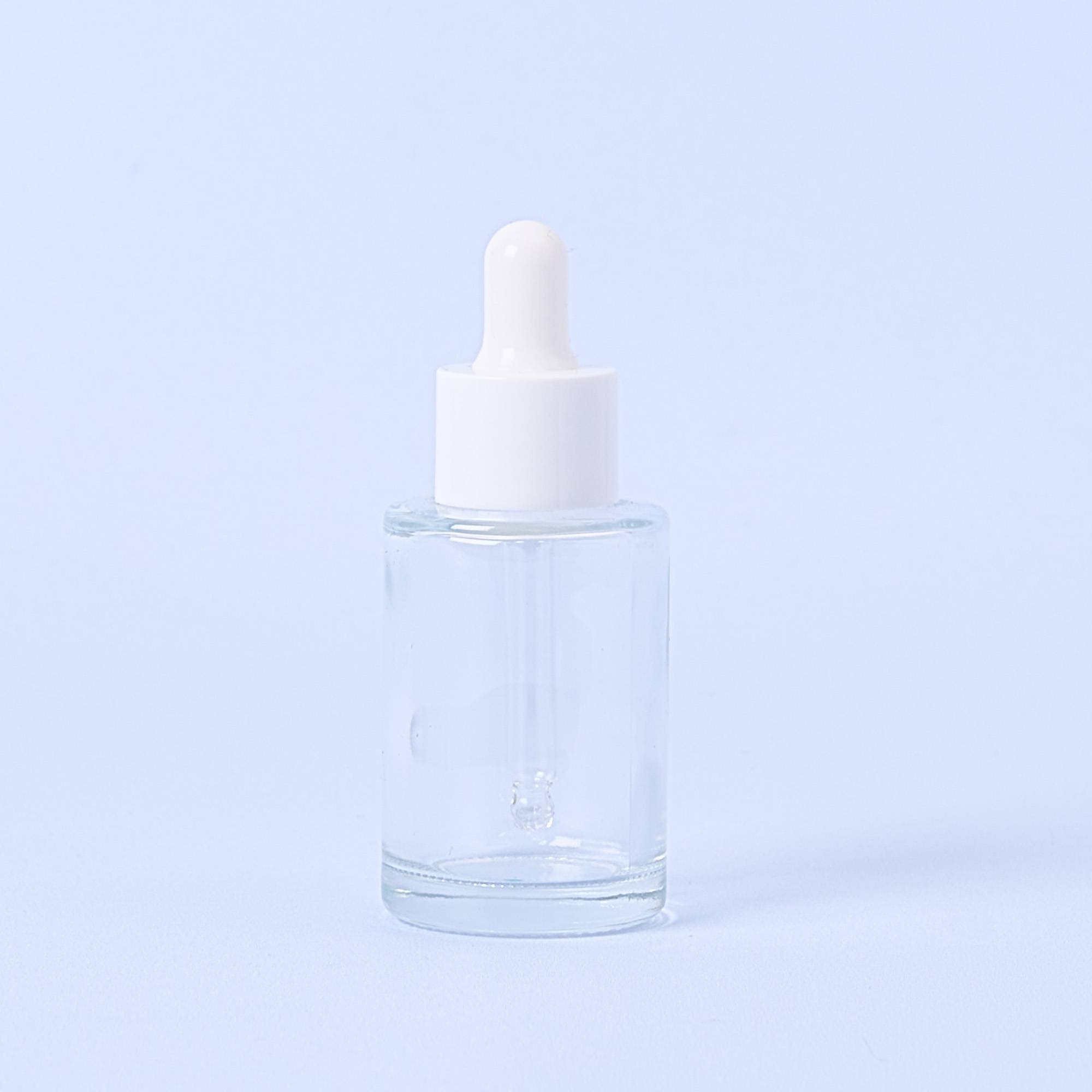 10131 30ml Clear Dropper Bottle With White Pipette - Box of 10