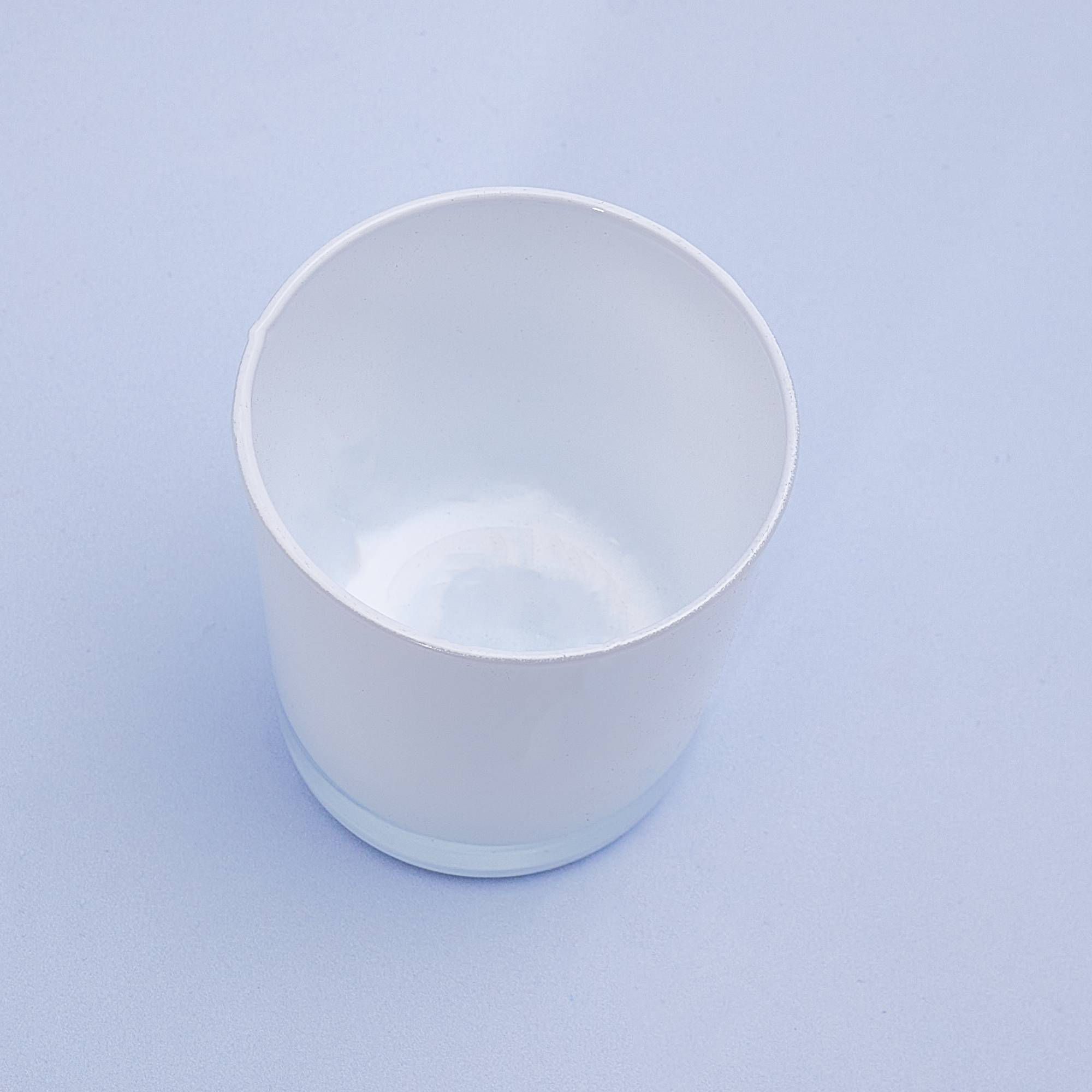 11000 30cl Gloss White Candle Glass - Box of 6