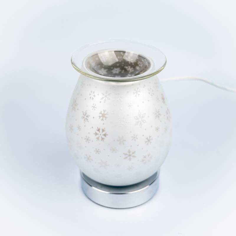 11966 Wax Warmer Christmas Snowflakes Lamp