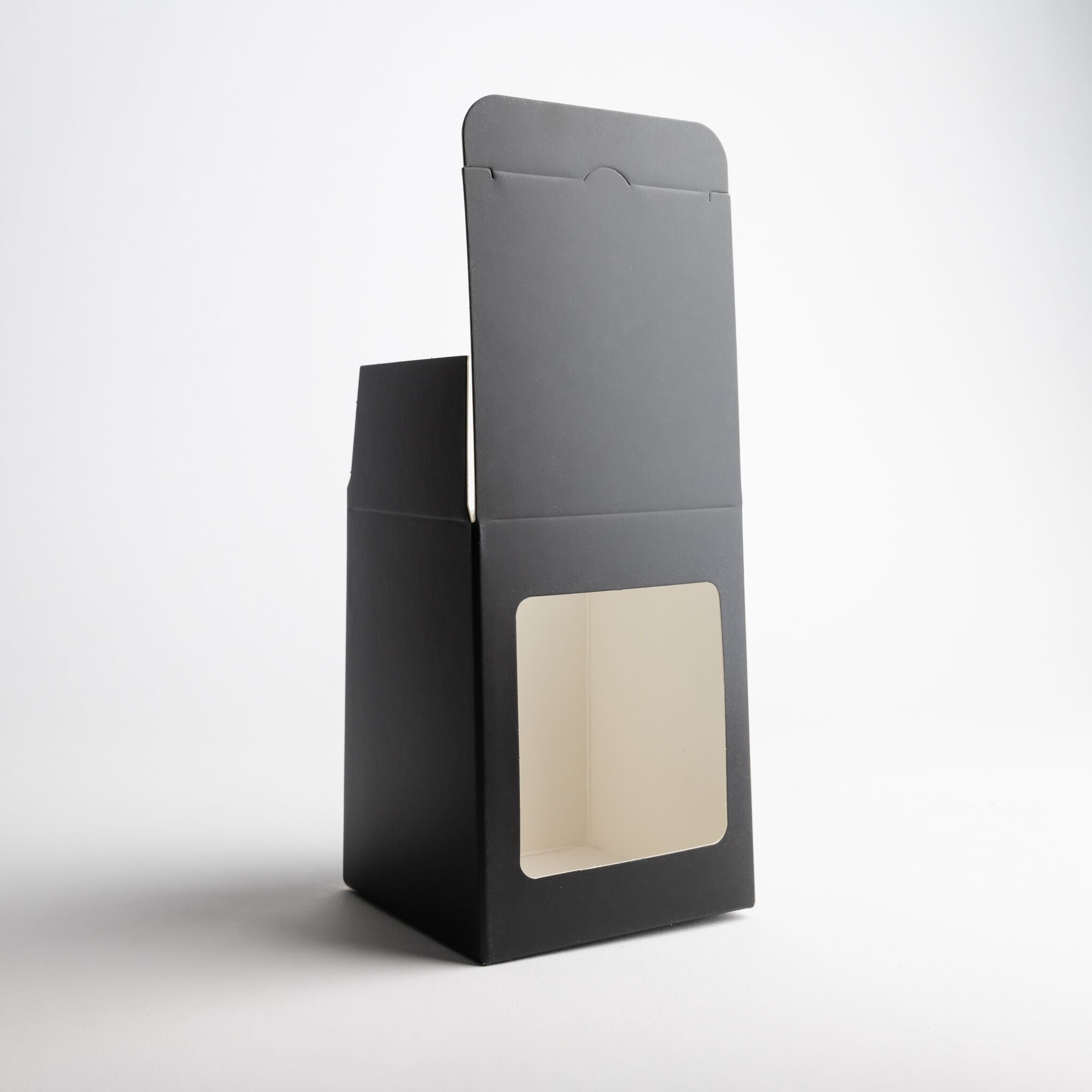 2783 20cl Black Candle Box With Window