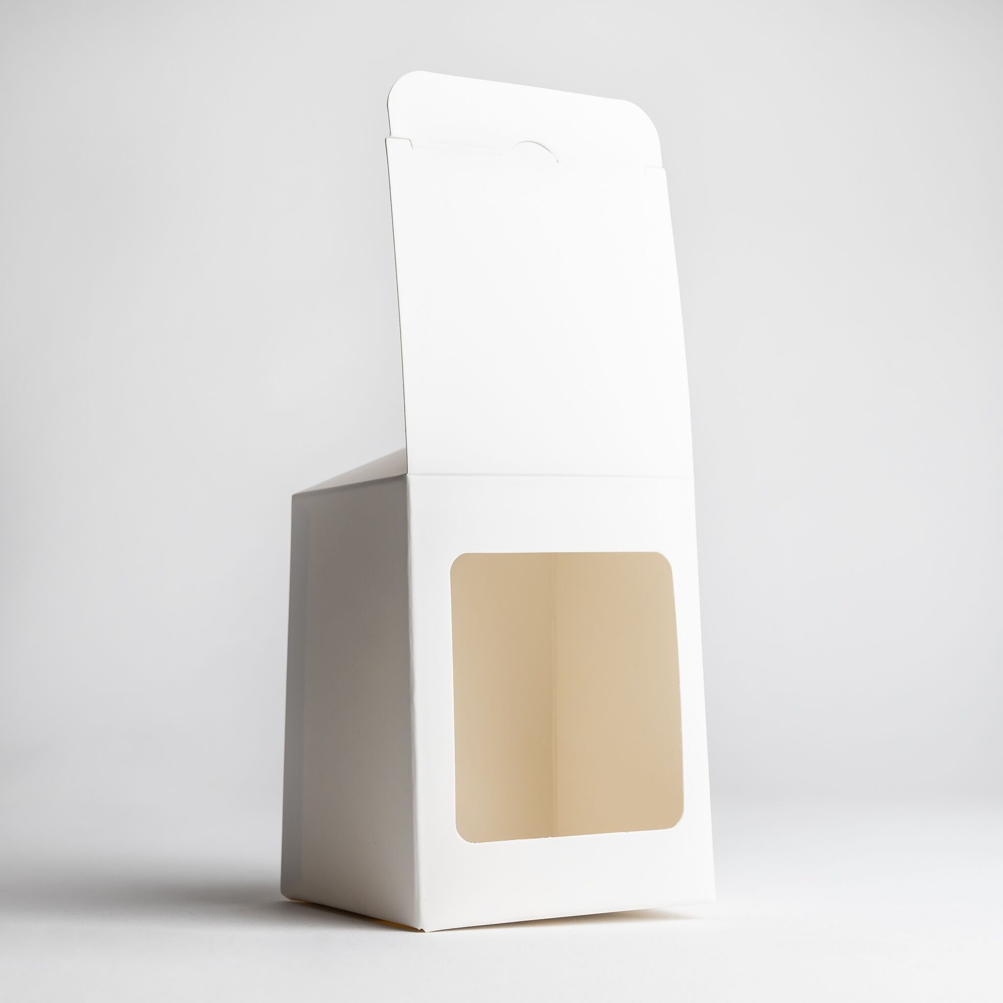 2859 20cl White Candle Box With Window