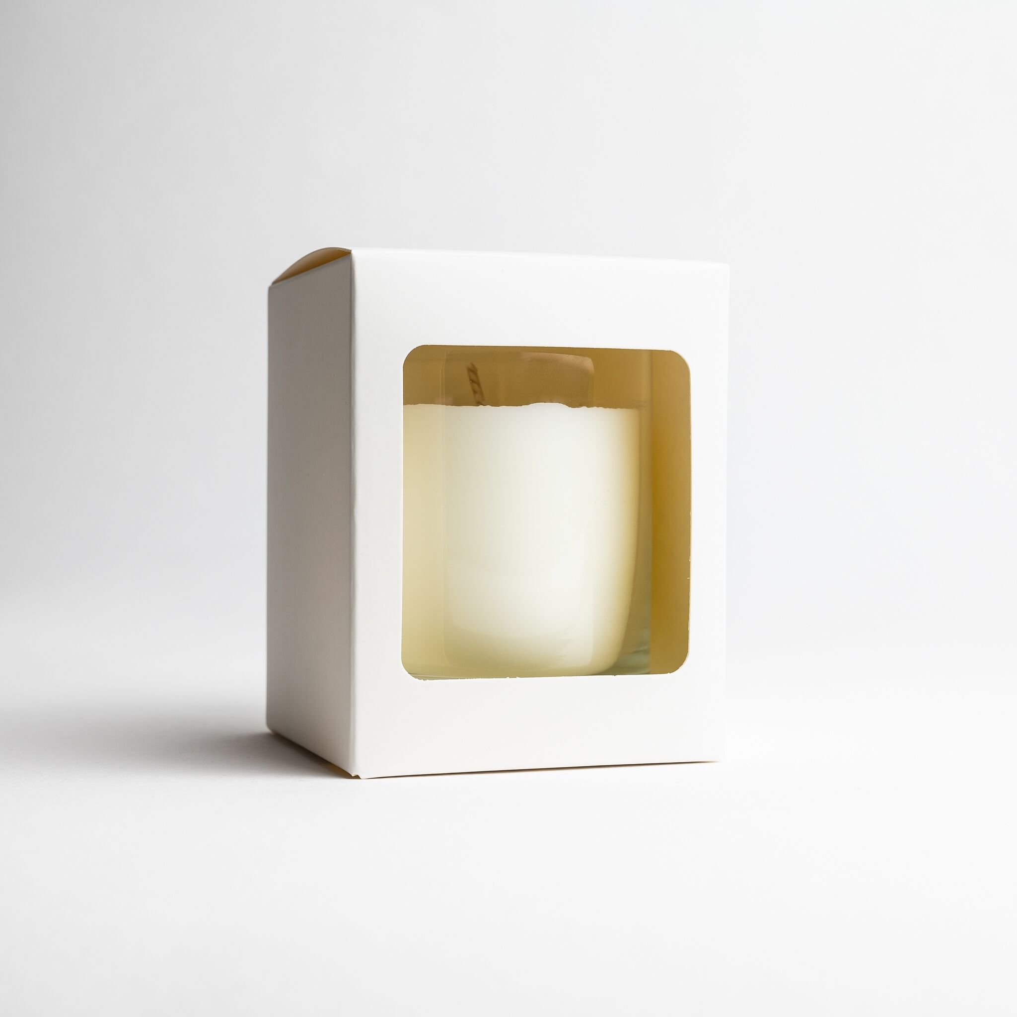 2860 20cl White Candle Box With Window