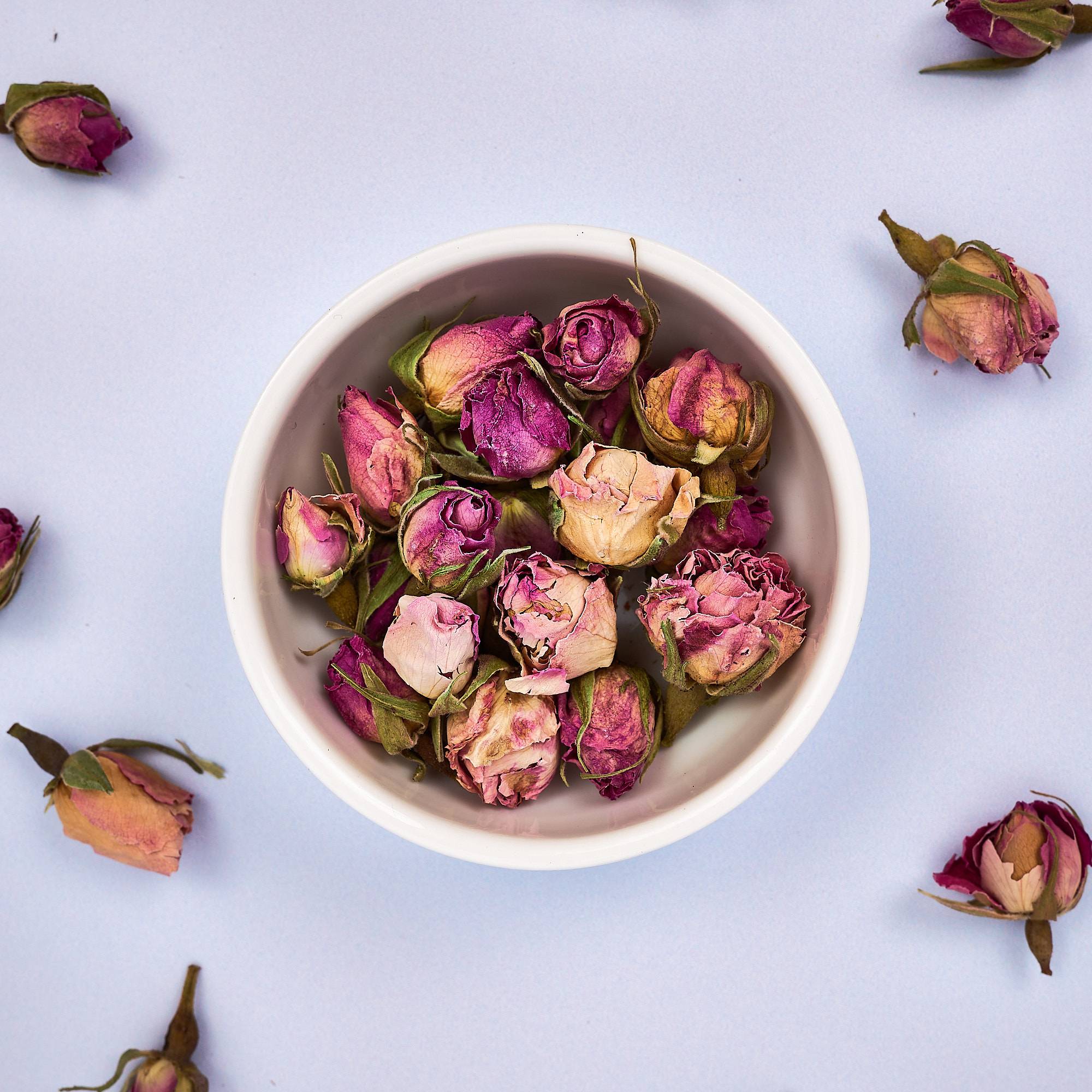 9616 Pink Rose Buds - Dried