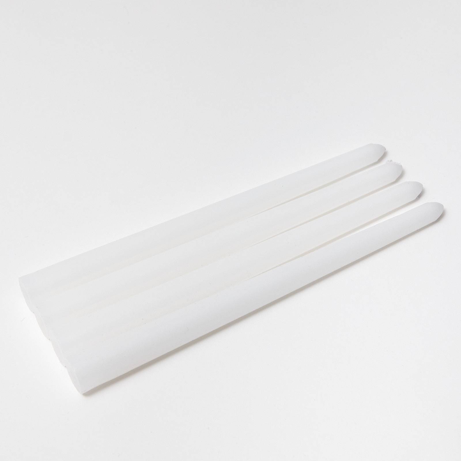 12416 White Taper Candles - Pack of 4
