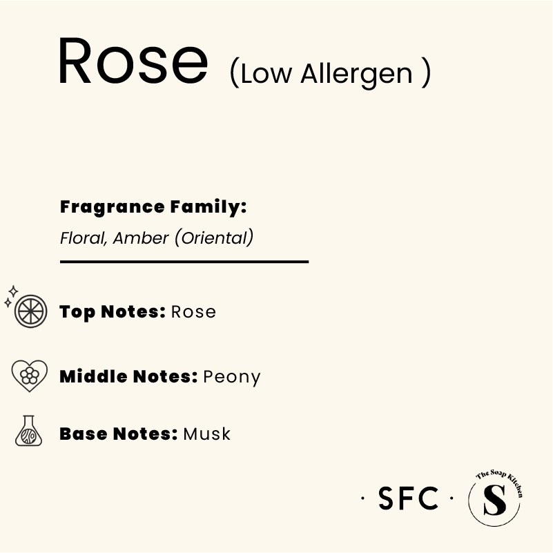 Rose Fragrance Oil Low Allergen Rose Fragrance Oil, Low Allergen