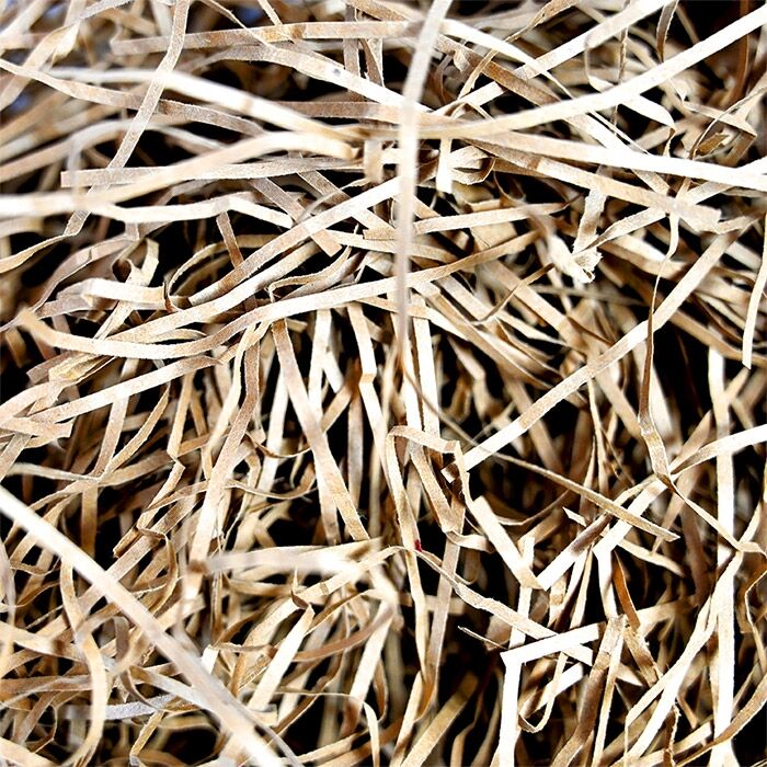 6475 Natural Shredded Paper, Biodegradable 2mm (500g)