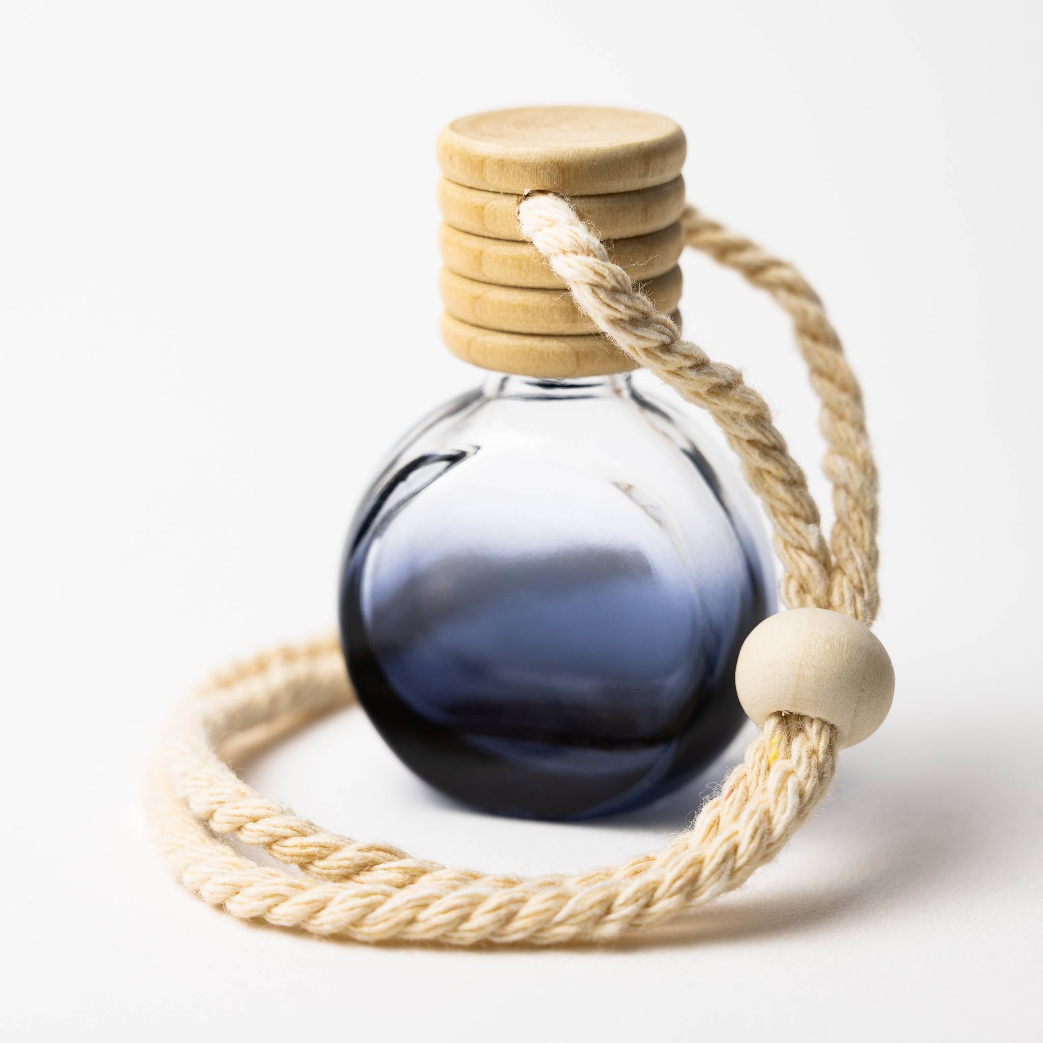 7434 Circle Hanging Car Diffuser Grey Tinted - Bag of 10