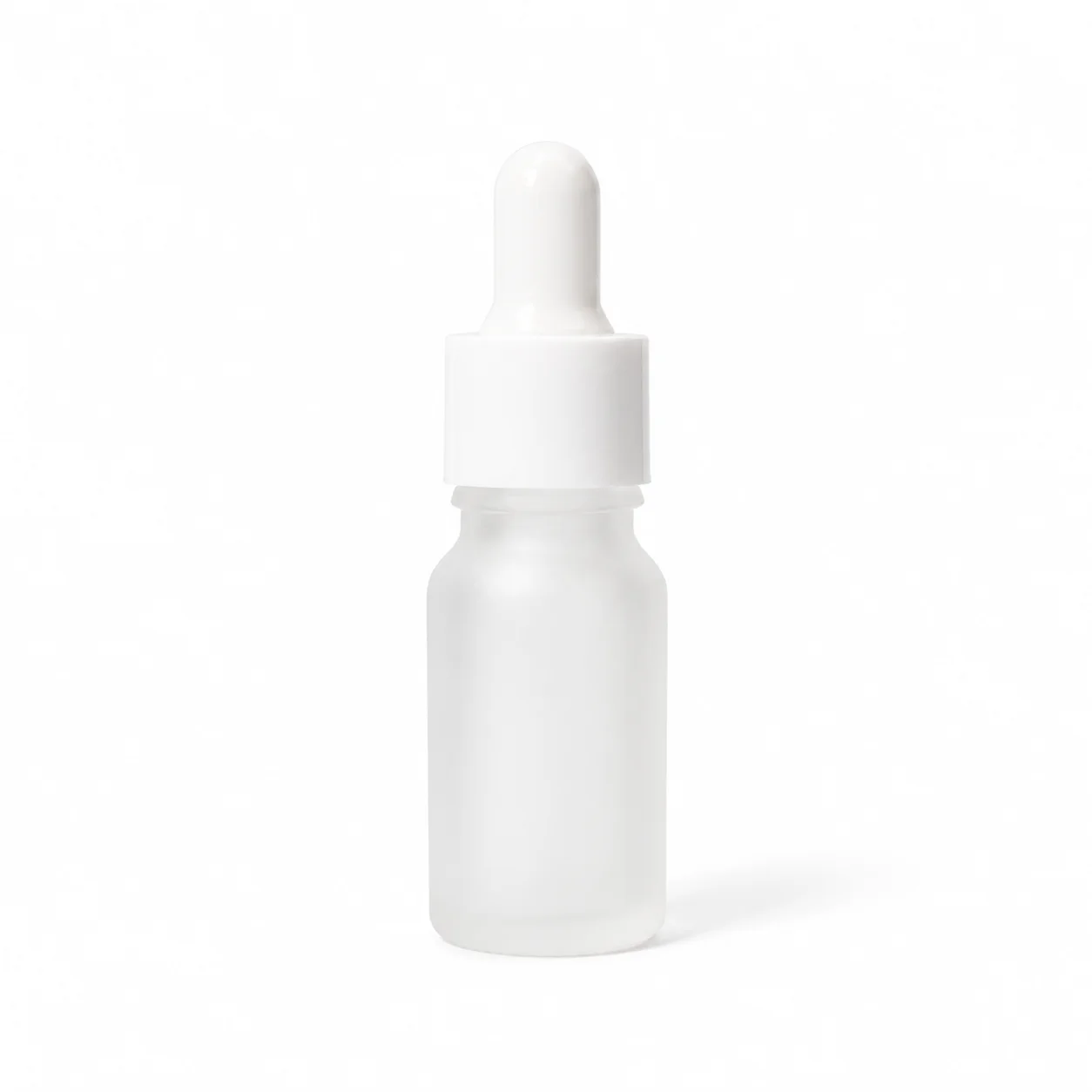 10ml Frosted Glass Dropper Bottle with White Pipette 10ml Frosted Glass Dropper Bottle with White Pipette