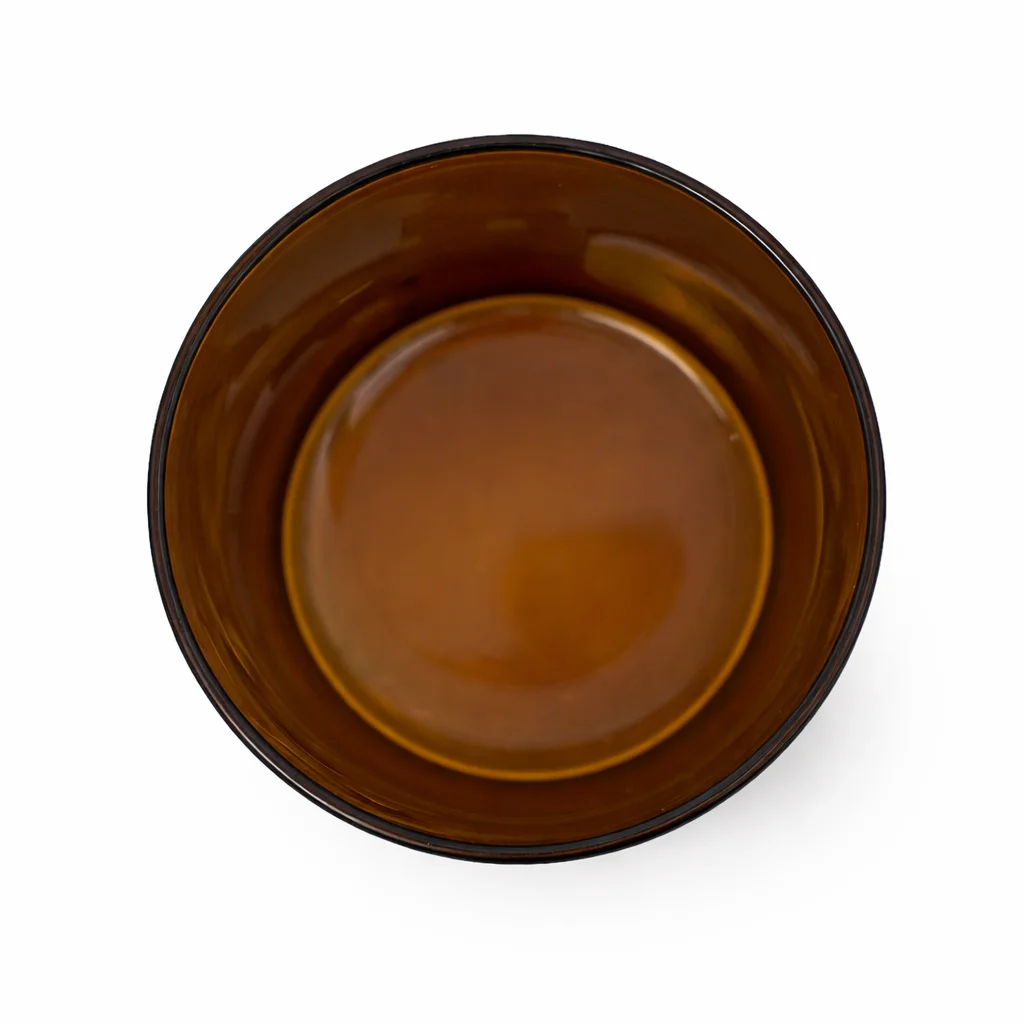 Karen 30cl Amber Candle Glass Karen 30cl Amber Candle Glass