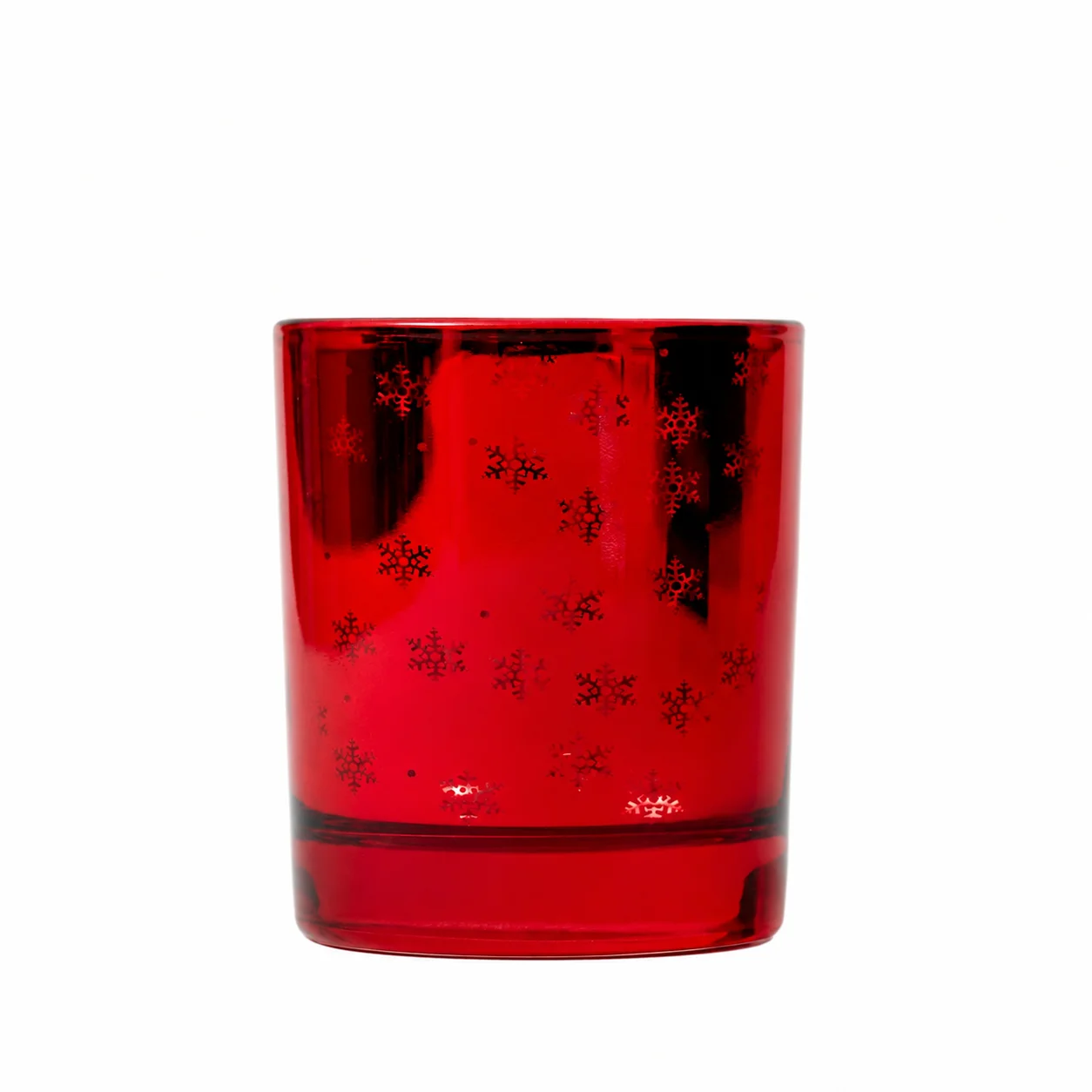 30cl Christmas Red Snowflake Glass 30cl Christmas Red Snowflake Glass
