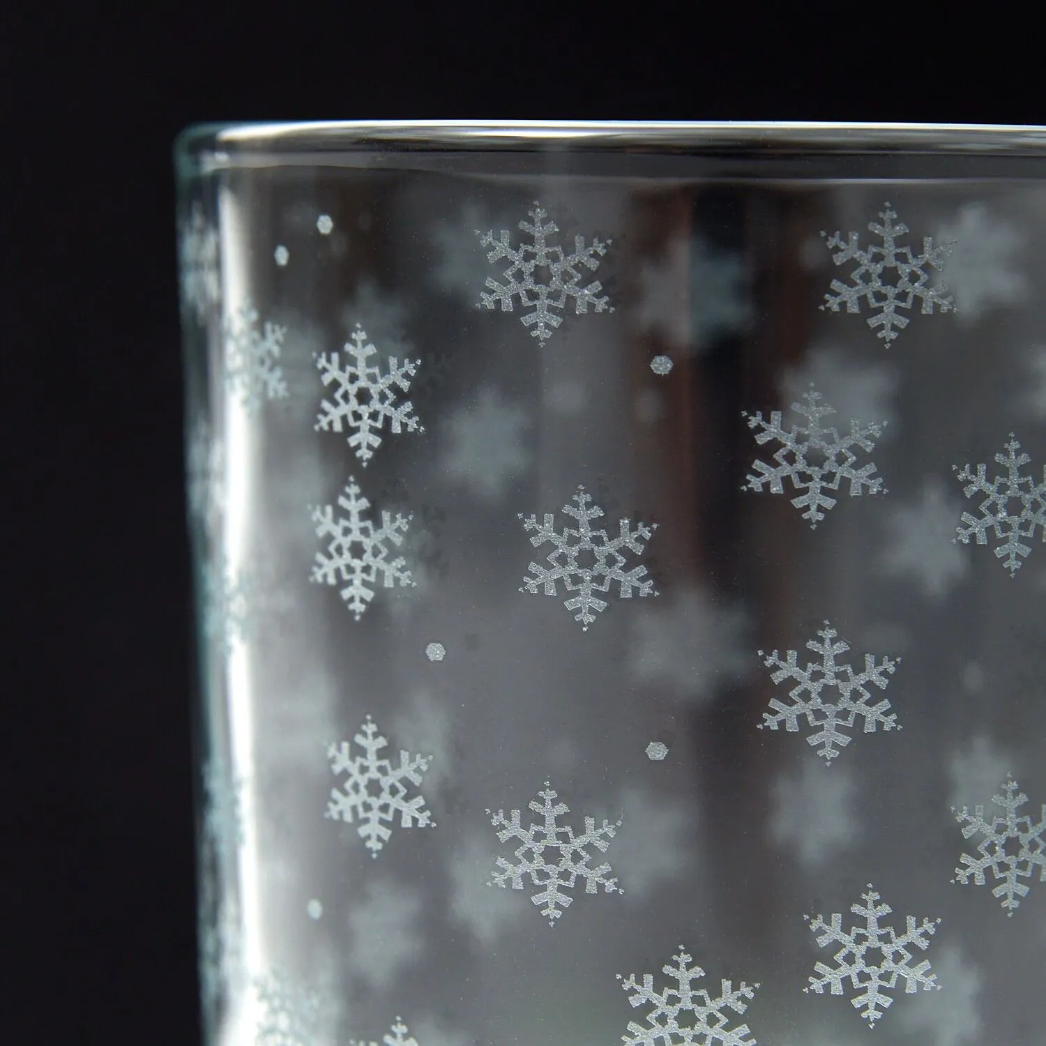 30cl Christmas Snowflake Clear Glass 30cl Christmas Snowflake Clear Glass
