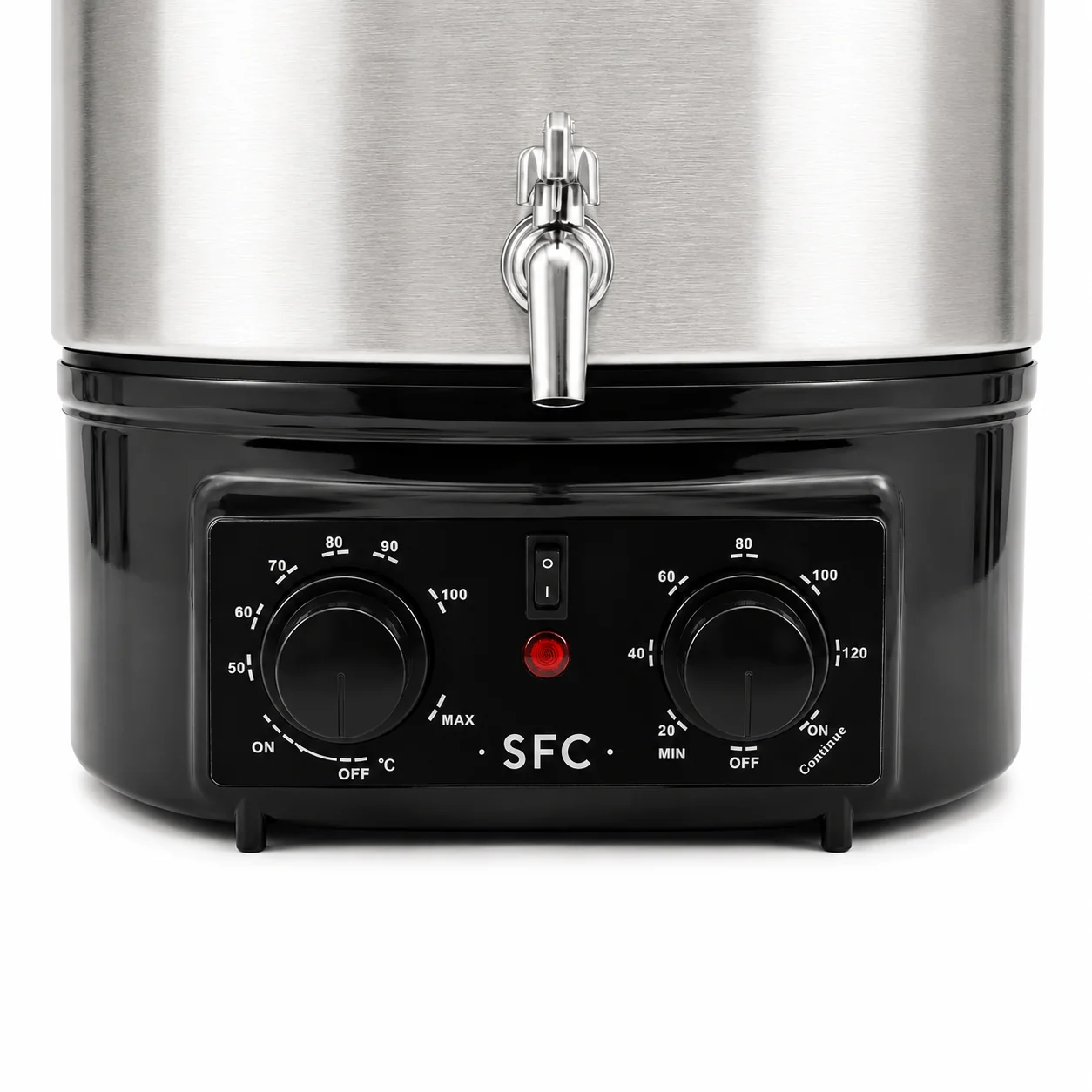 SFC 27 Litre Steel Wax Melter with Glass Lid SFC 27 Litre Steel Wax Melter with Glass Lid