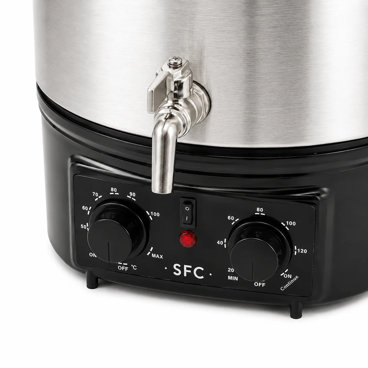 SFC 27 Litre Steel Wax Melter with Glass Lid SFC 27 Litre Steel Wax Melter with Glass Lid
