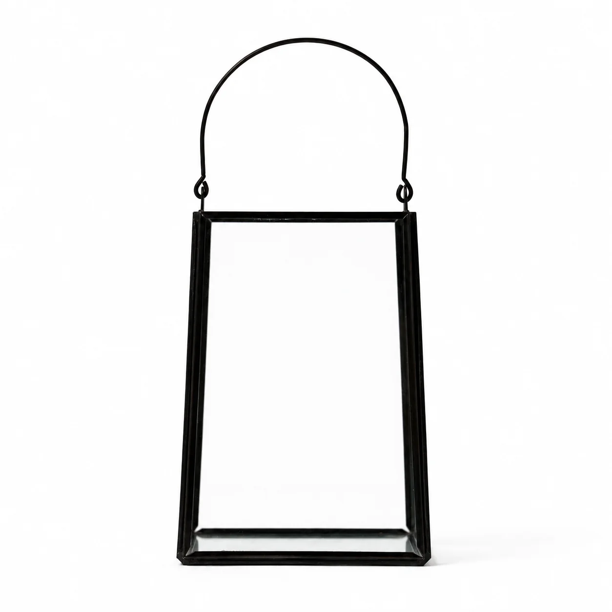 Small Glass Black Lantern Small Glass Black Lantern