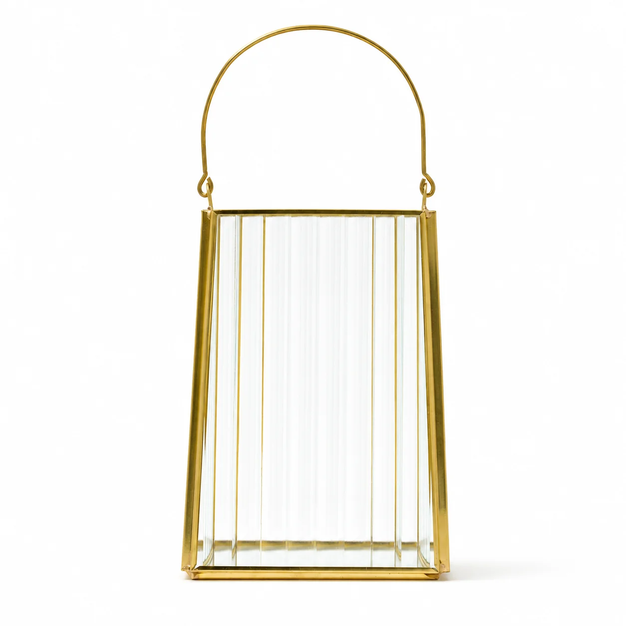Small Glass Gold Lantern Small Glass Gold Lantern