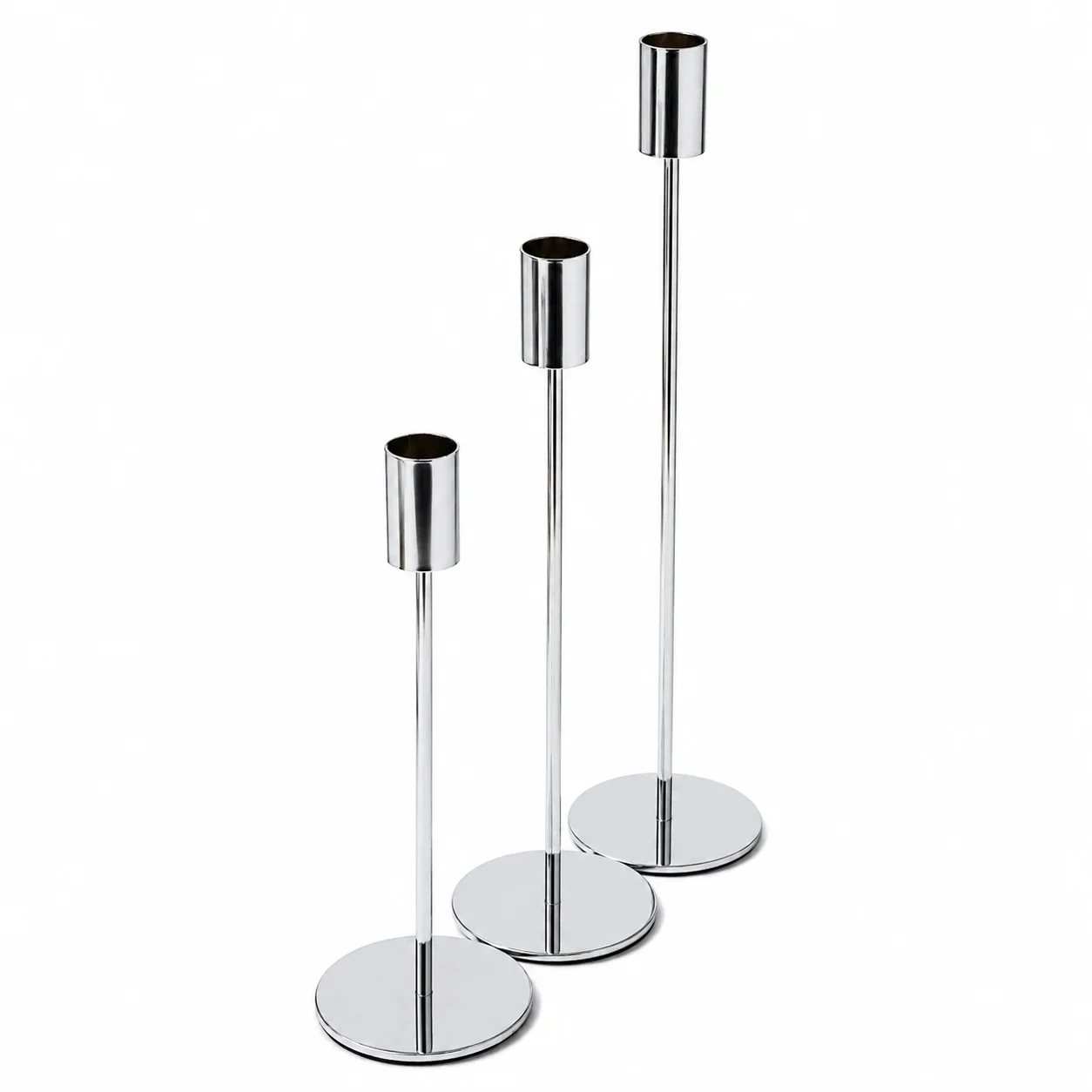 Tall Silver Candle Holders Tall Silver Candle Holders